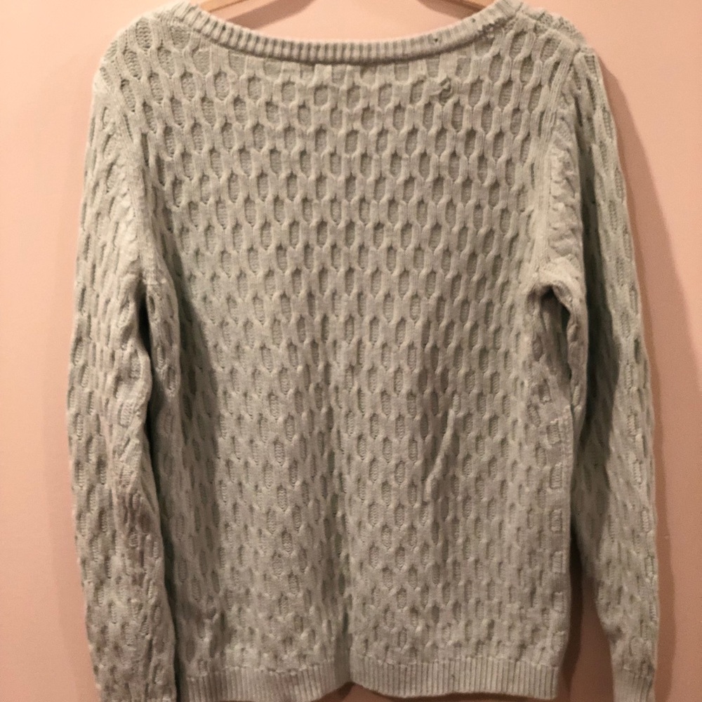 Crew neck mint sweater